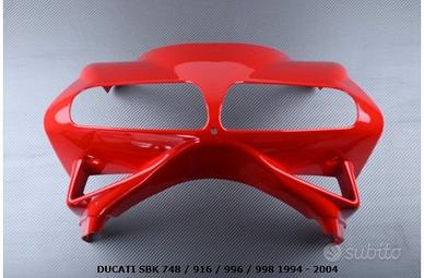Muso frontale DUCATI 748 916 996 998 1994 04 Rosso