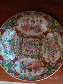 pianto  orientale decorato a mano smalto e oro