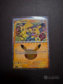 Pikachu 046/128 - 30º anniversario pokémon holo it