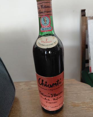 Bottiglia Chianti Rufina 1971 - Vintage 