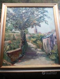 Olio su tela firmato J. Stiennon