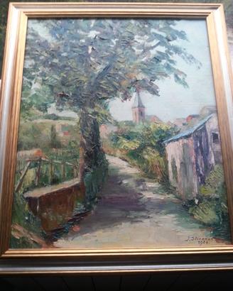 Olio su tela firmato J. Stiennon