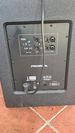 sub-woofer 1200 watt active Proel