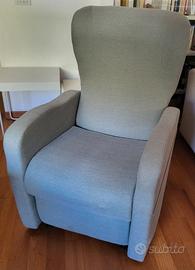 Poltrona relax elettrica alzapersona verde – Buono