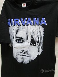Maglietta Kurt Cobain Nirvana manica corta