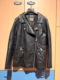 Giacca chiodo finta pelle