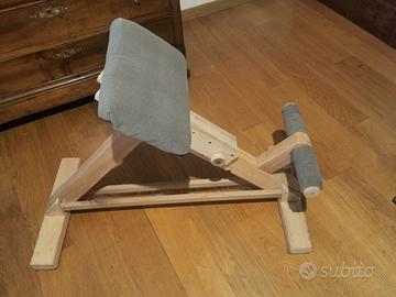 Panca romana lower back in legno