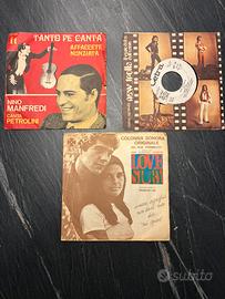 Lotto 3 Vinili 45 Giri Vintage
