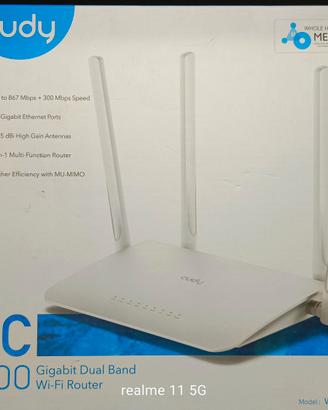 Router Wi-Fi Cudy WR1300 AC1200 Gigabit Dual Band 