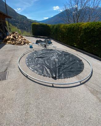 tappeto trampolino elastico 4 metri