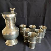 Servizio in peltro svizzero. Vintage