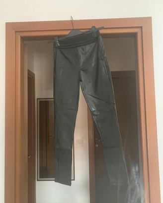 Leggins in eco pelle