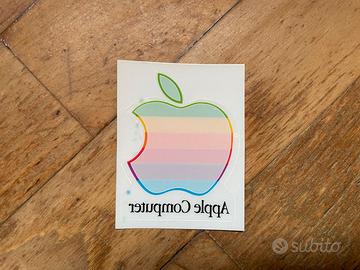 Raro Adesivo Apple Vintage Originale- Static Cling