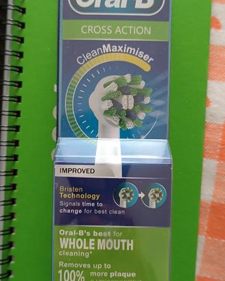 Testine originali Oral B cross action  10 pezzi
