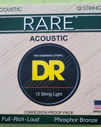 DR RARE ACOUSTIC LIGHT (12 CORDE) + OMAGGIO!