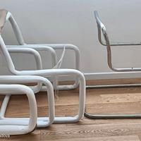 4 telai in acciaio cromato