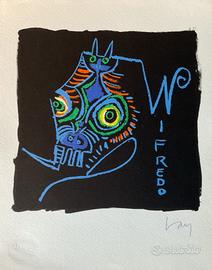 Wilfredo Lam Litografia, 1974