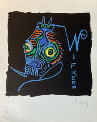 Wilfredo Lam Litografia, 1974