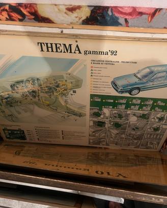 Poster d’epoca lancia in pvc