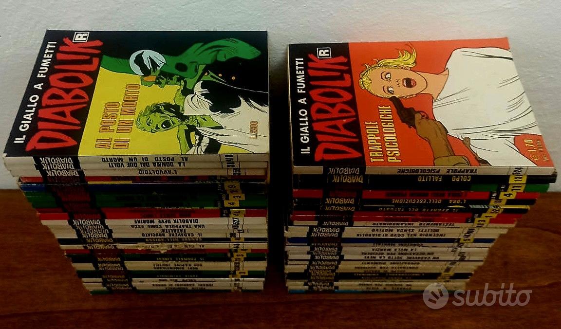 DIABOLIK Stock 50 pezzi Fumetti Gialli Vintage - Libri e Riviste In vendita  a Brescia