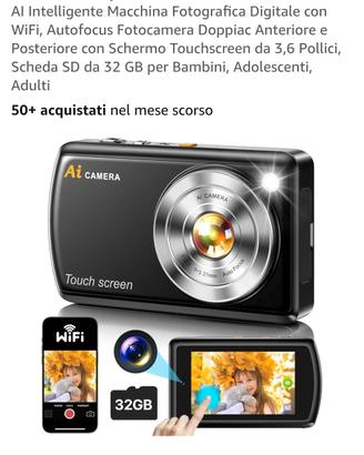 AI Intelligente Macchina Fotografica Digitale.