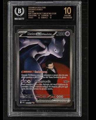 mewtwo ex del team rocket 281 ascesa eroica 