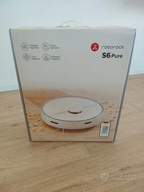 Roborock S6 Pure, scatola originale e ricambi.