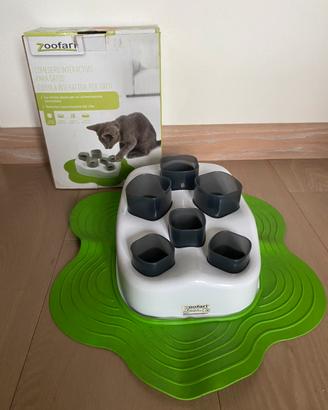 Ciotola interattiva per gatti Zoofari.