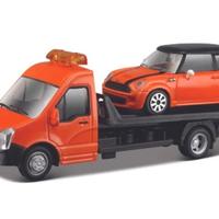 Bburago Street Fire Carro attrezzi + Mini Cooper