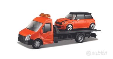 Bburago Street Fire Carro attrezzi + Mini Cooper
