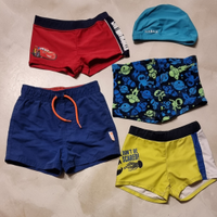Costumi e cuffia mare/piscina bambino