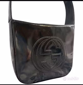 Gucci bag nera lucida