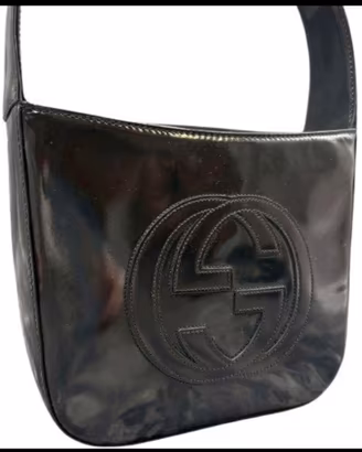 Gucci bag nera lucida