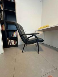 Poltrona Vintage anni 60 Sky nero