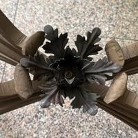 Base tavolino in metlo fatto a mano