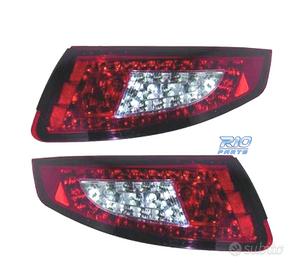 FANALI PORSCHE 997 04-08 LED ROSSO CROMATO