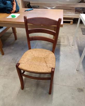 Sedia "Paesana" impagliata Vintage