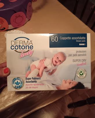 coppette latte  e paracapezzoli in argento 