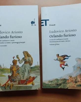 Orlando Furioso di Ariosto Volume 1 e Volume 2