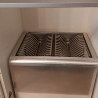 Scolapiatti in acciaio da base 60 cm