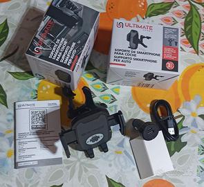 Supporti smartphone per auto con caricatore e cavo