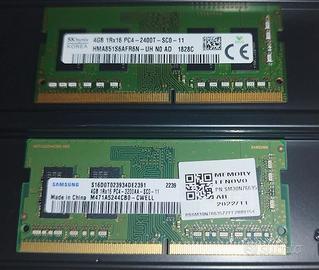 Due banchi di ram sodimm ddr4