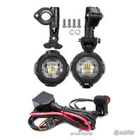 2 Fari moto led ducati bmw yamaha honda cablaggio