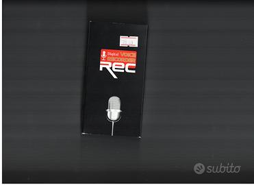Registratore digitale Voice Recorder 8GB (nuovo)