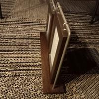 Portafoto in legno e metallo