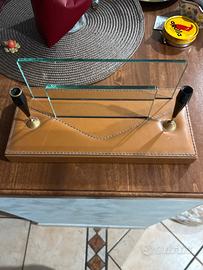 Organizer da scrivania anni 50/60 porta carte