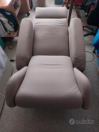 Poltrona relax elettrica due motori 