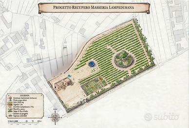 Ex Azienda Agricola + terreno mq 21000 + Dammusi
