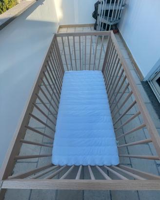 Lettino 120x60 completo di materasso