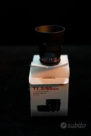 Samyang 85mm T/1.5 lens